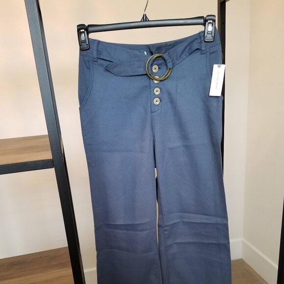 Anthropologie NWT Cassidy Belted Wide Leg Pant Size 2 - Picture 4 of 6